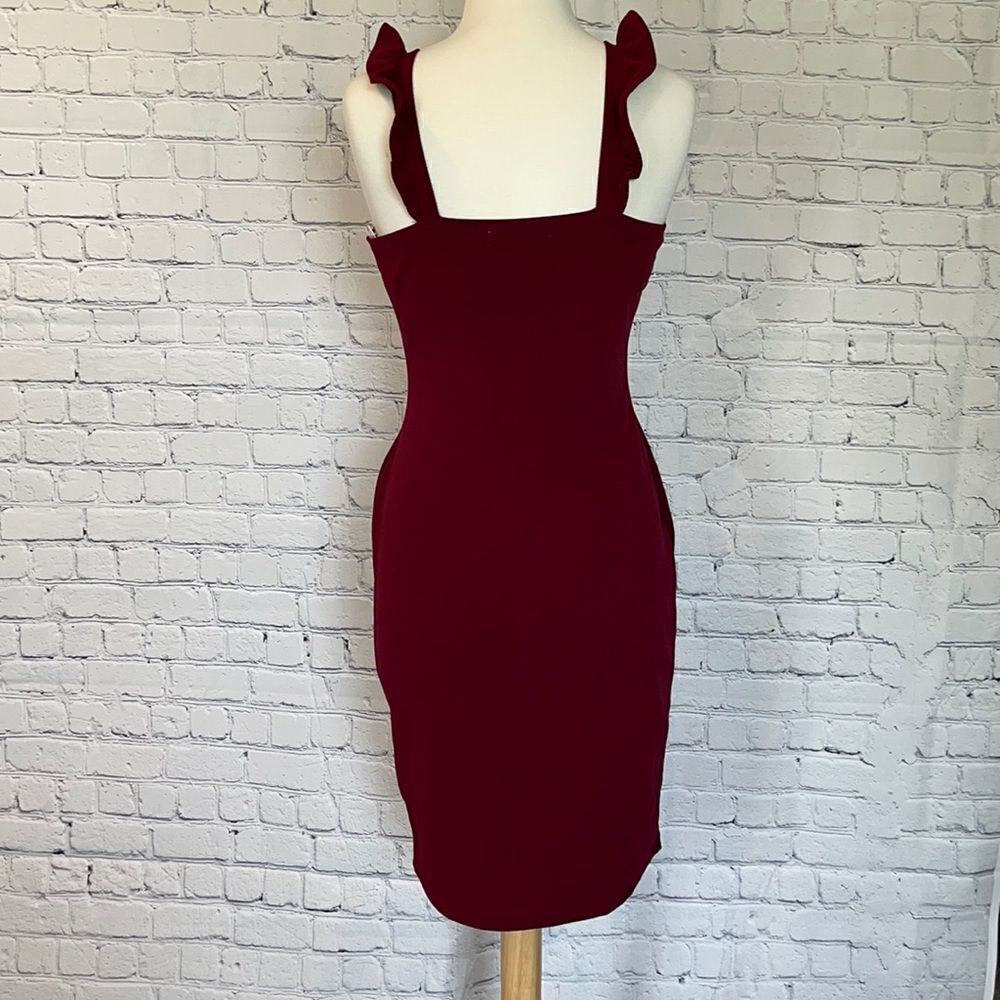 Zipper Front Mini Dress - Picture 4 of 6